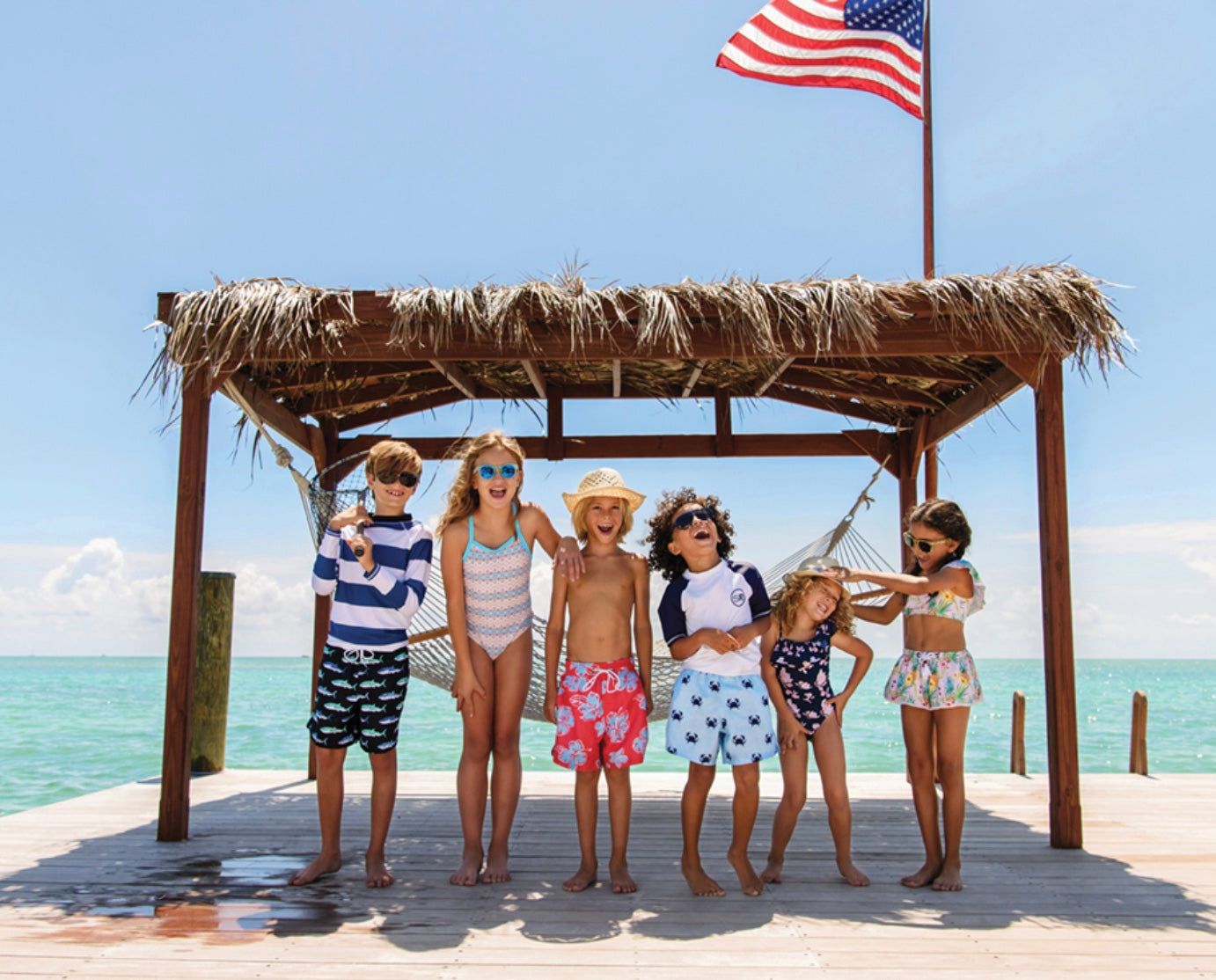 Snapper Rock Girl's Bikini, Girls Flowers main image 1