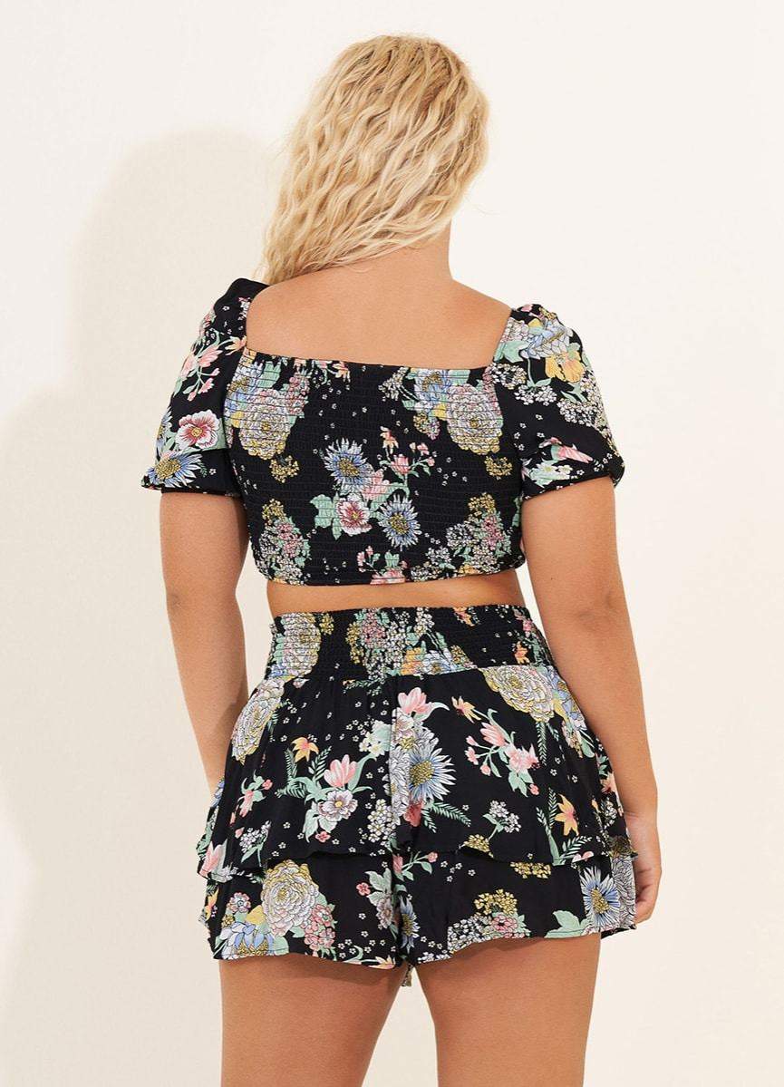 👗 RESORT SALE 👗 Maaji- Black Bouquet Hannah Skirt