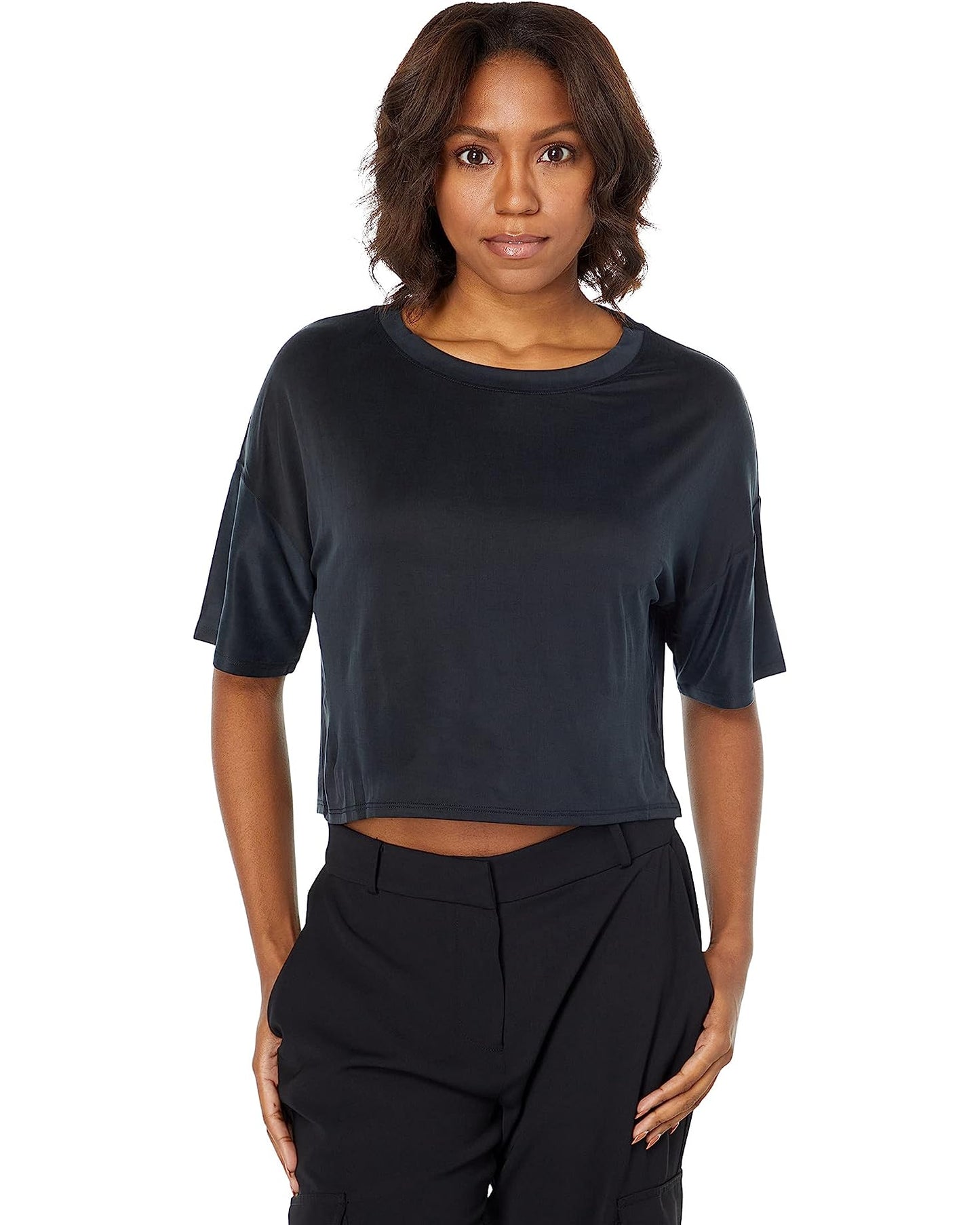 π RESORT SALE π Commando- Vegan Silk Boxy Tee