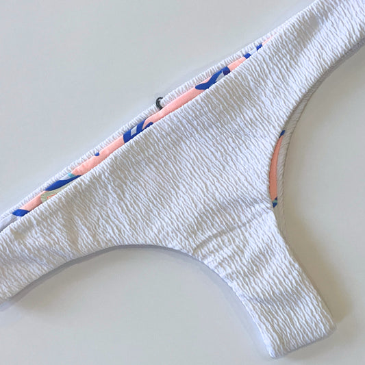 πSWIM SALEπ Maaji- Whisper White Sublime REVERSIBLE Bikini Bottom