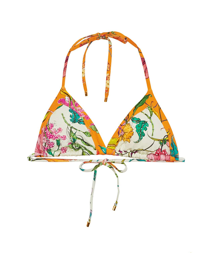 PQ Swim- Embroidered Mix Up Triangle Bikini Top