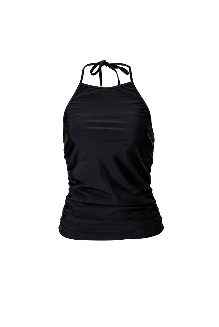 Snapper Rock- Ladies Black Tankini Top