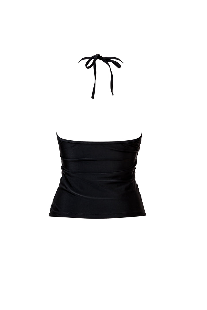 Snapper Rock- Ladies Black Tankini Top