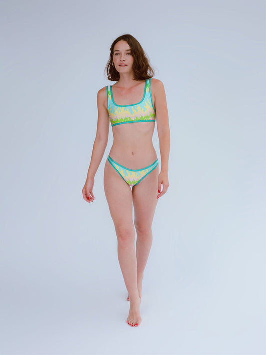 The Mighty Company- The 80s REVERSIBLE Bikini Top