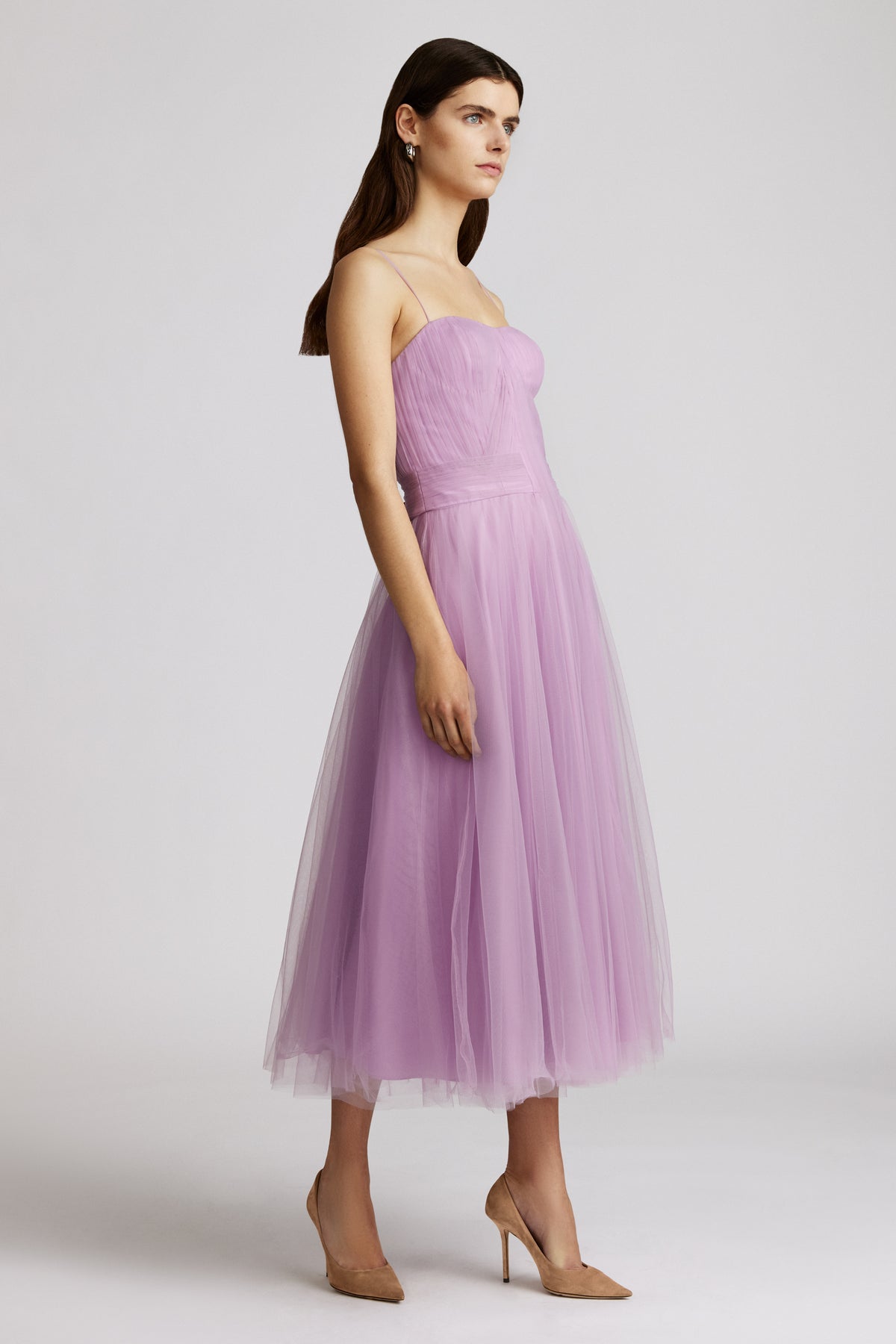 Zac Posen- Pleated Tulle Dress