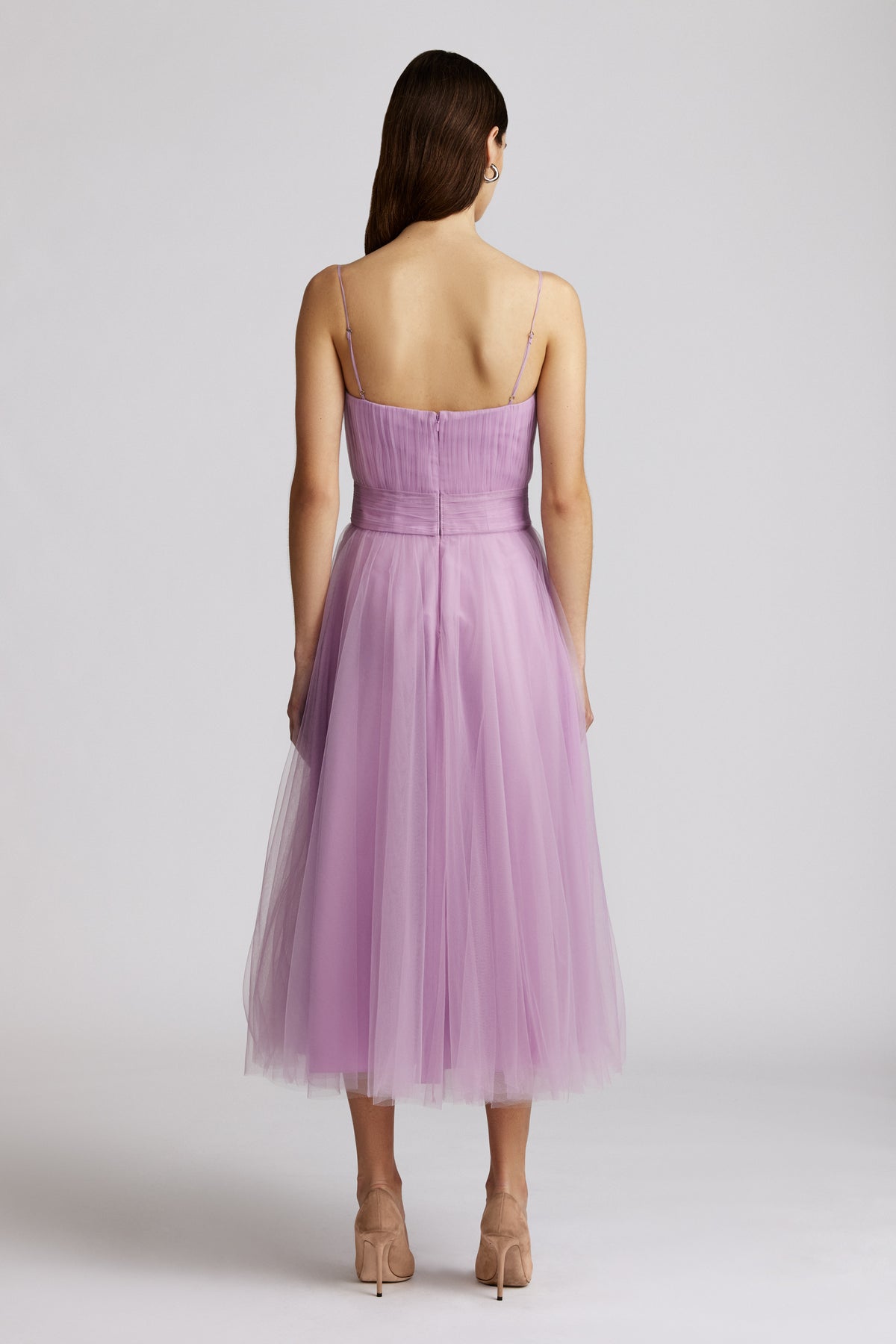 Zac Posen- Pleated Tulle Dress