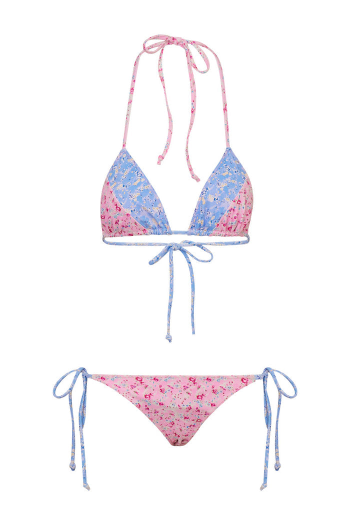 LoveShackFancy- Harbor Floral Bikini Top