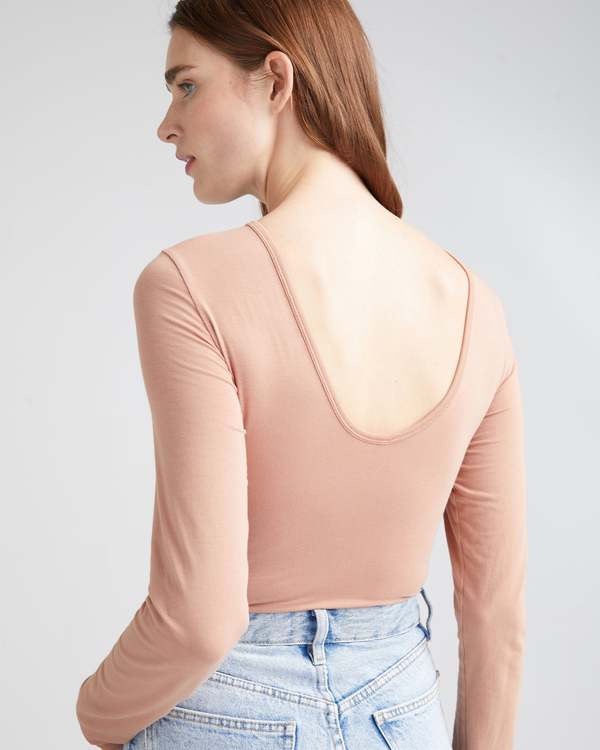 Richer Poorer- Modal Shirred Bodysuit