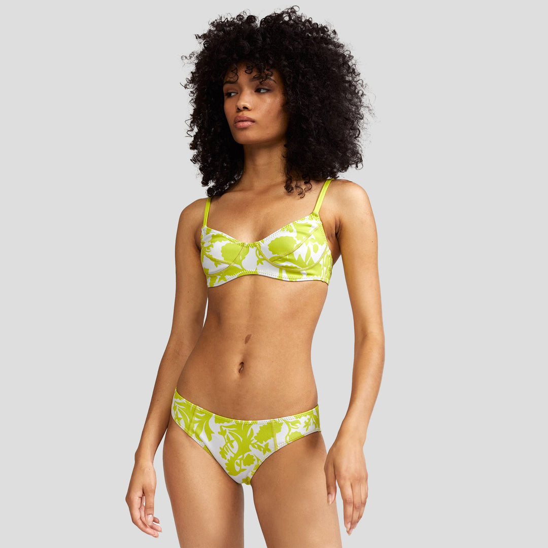 Cynthia Rowley Bo Neoprene Bikini Top STORIED