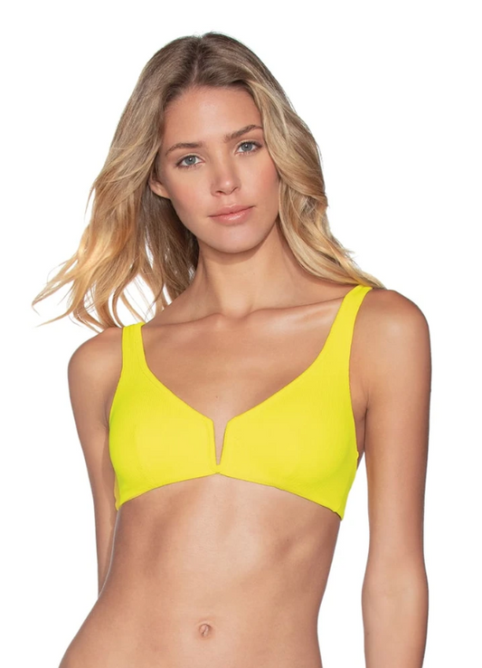 Maaji- Submarine Yellow Victory Reversible Bikini Top