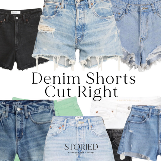 Denim Shorts Cut Right