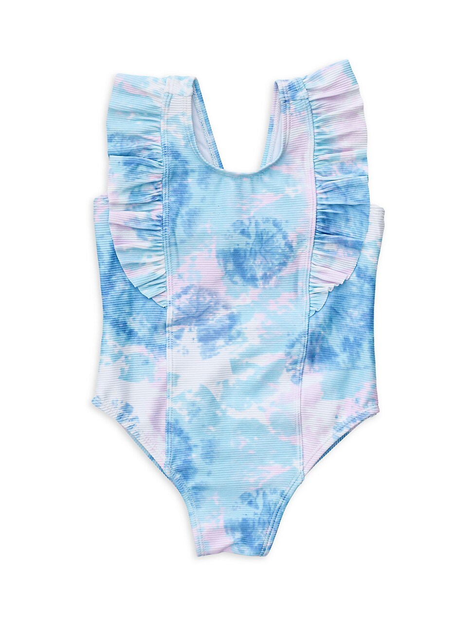 Snapper Rock- Sky Dye Ruffle Shoulder Suit