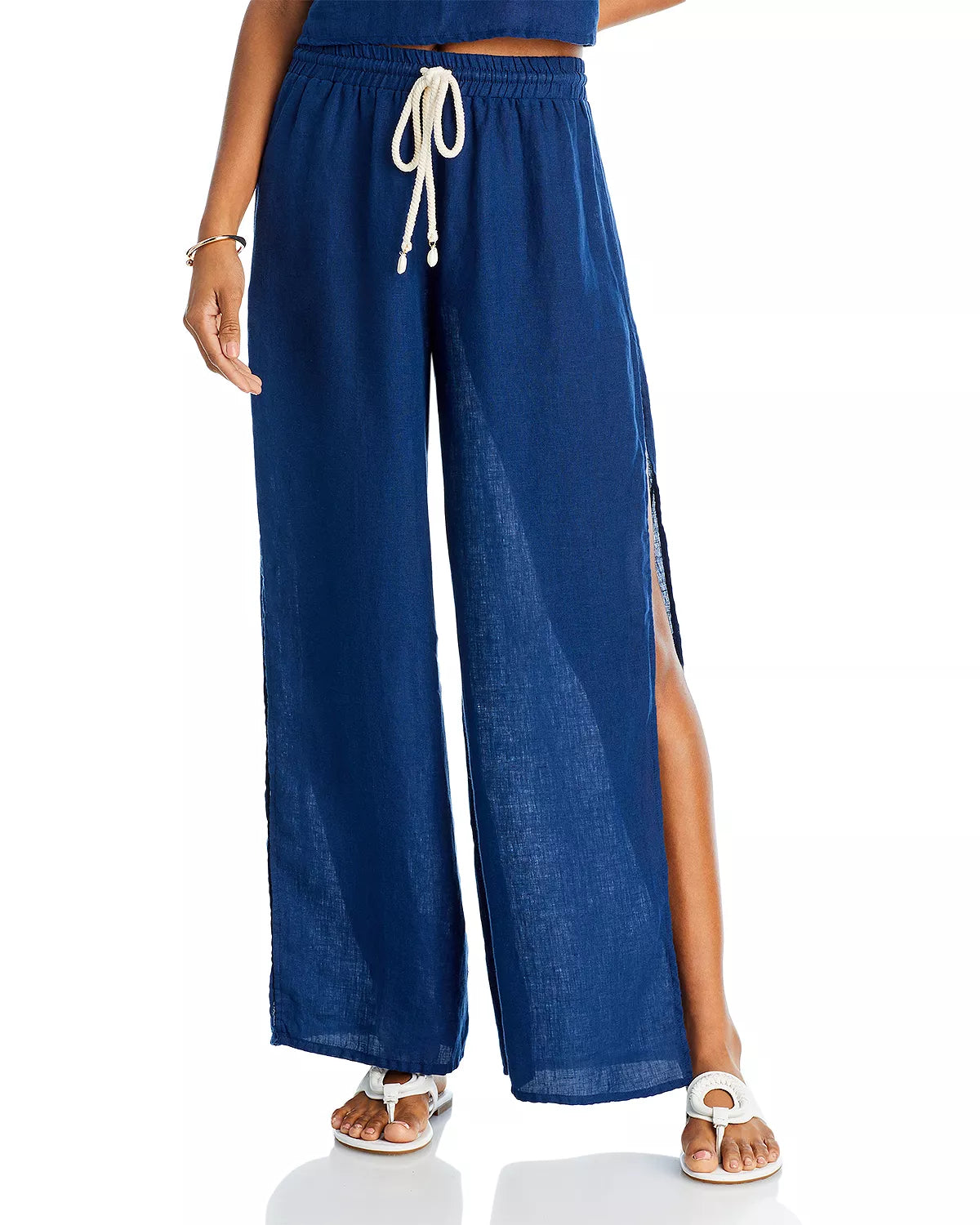 PQ Swim- AQUA Linen Cover Up Pants