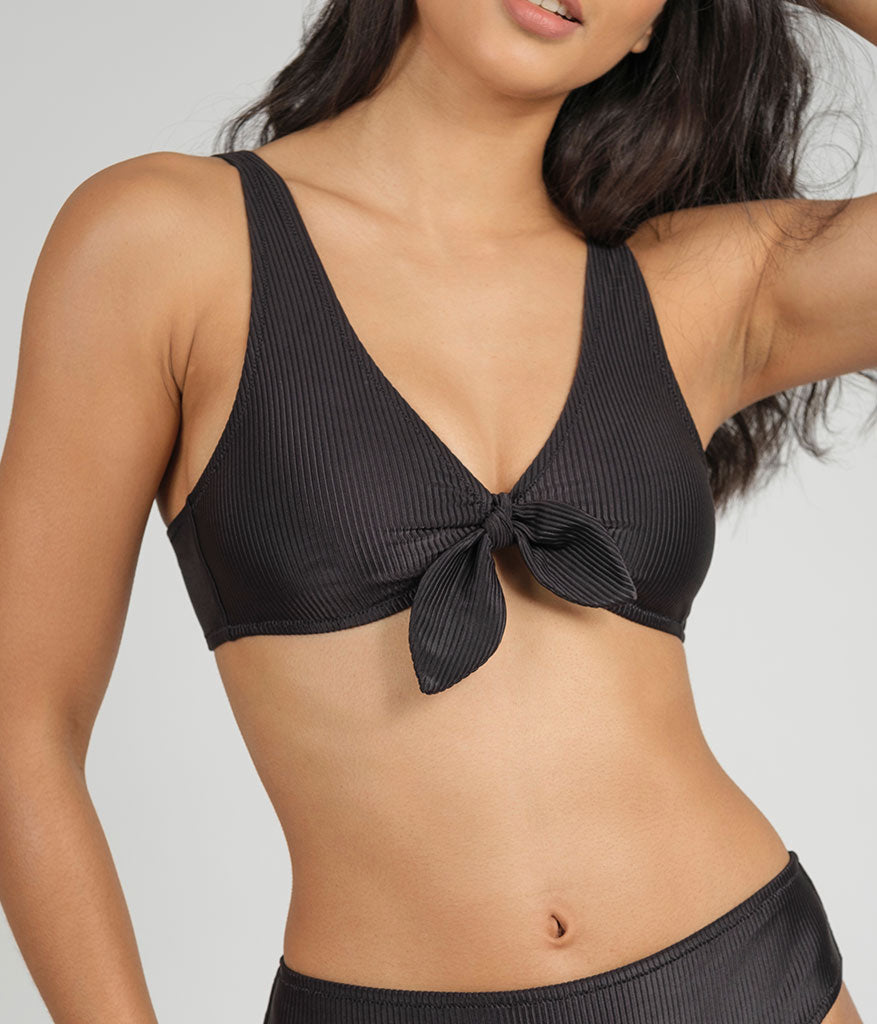 Lively- The Swim Ribbed Plunge Bralette