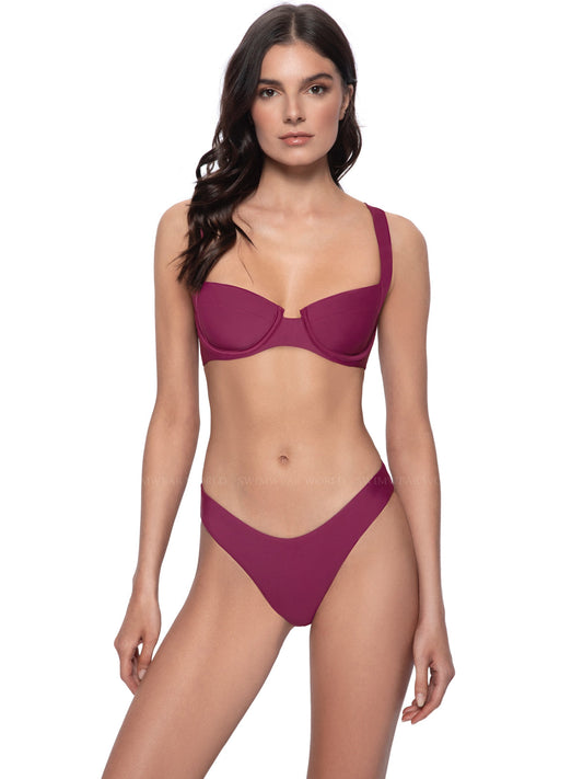 PQ Swim- Basic Ruched Bikini Bottom