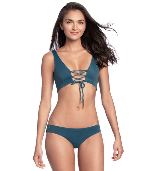 Maaji- Greenstone Allure REVERSIBLE Bikini Top