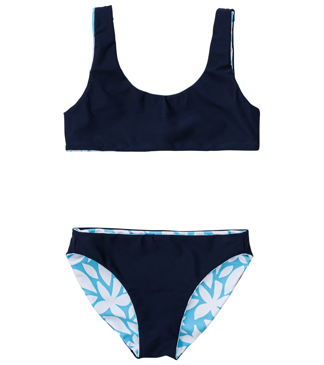 Snapper Rock- Aqua Bloom REVERSIBLE Bikini