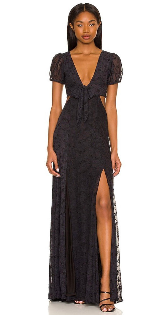 Maaji- Black Flower Madison Dress