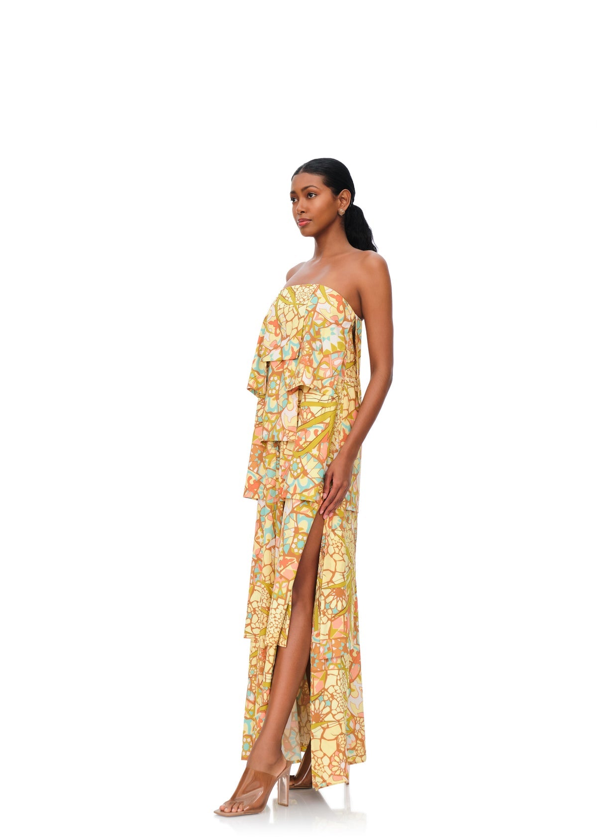 Andrea Iyamah- Strata Tube Maxi Dress