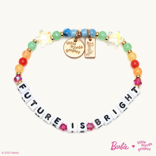 Little Words Project- Barbie x LWP Bracelet- FUTURE IS BRIGHT
