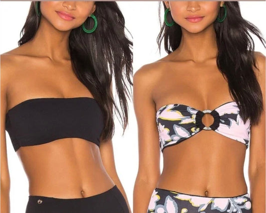 Maaji- Nightfall Bandoline REVERSIBLE Bikini Top