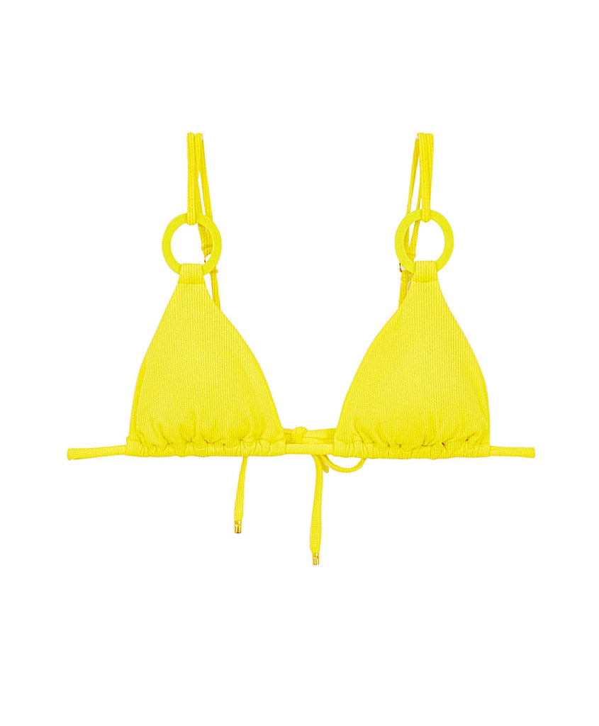 PQ Swim- Ring Triangle Bikini Top
