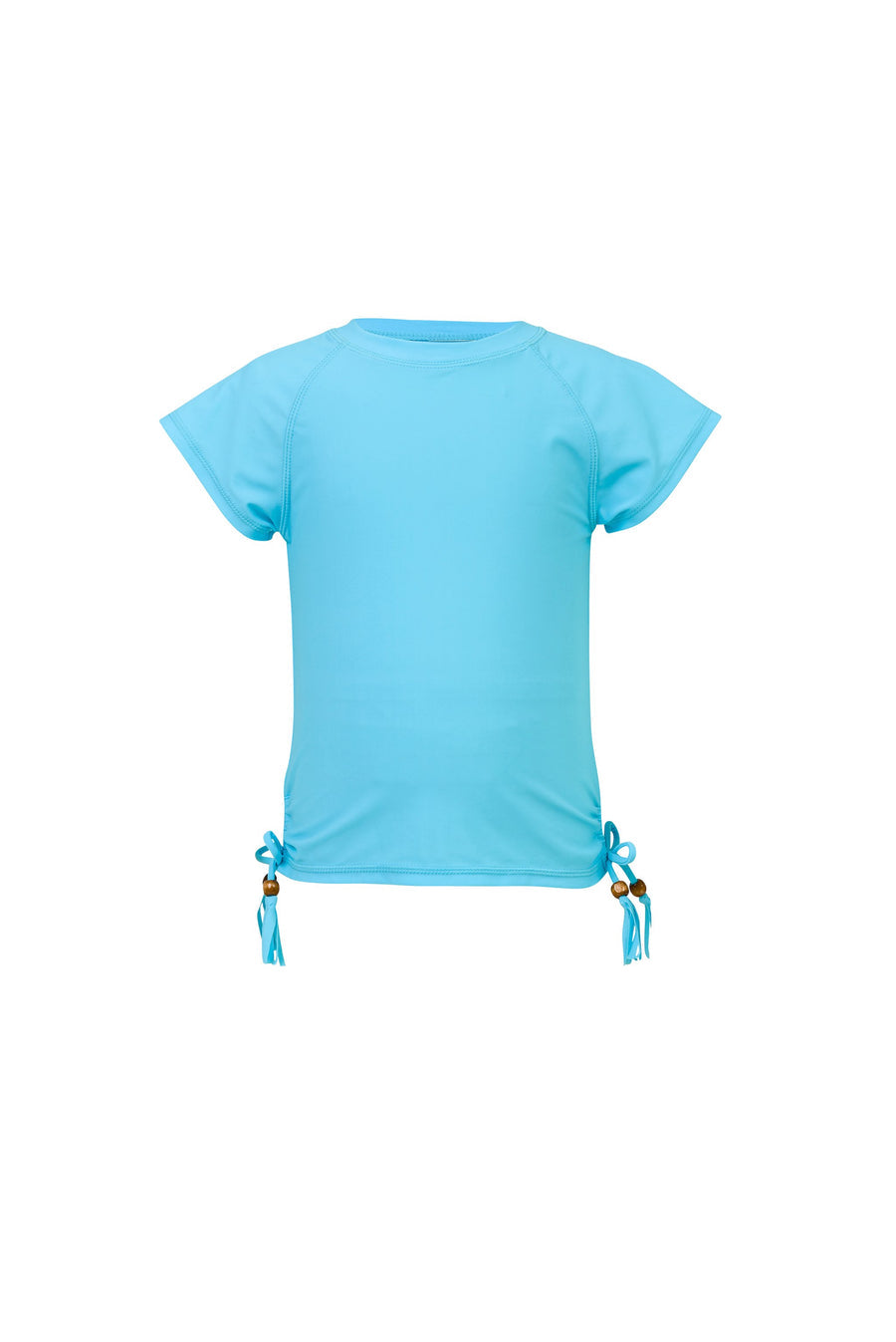 Snapper Rock- Light Blue Short Sleeve Rash Top