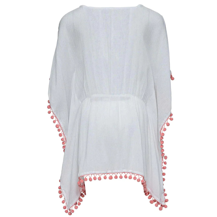 Snapper Rock- White & Dotty Cover Up