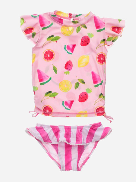 Snapper Rock- Fruit Fiesta Short Sleeve Ruffle Set