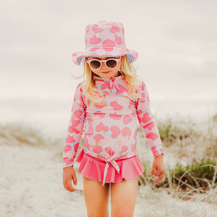 Snapper Rock- Apple Love Long Sleeve Ruffle Set