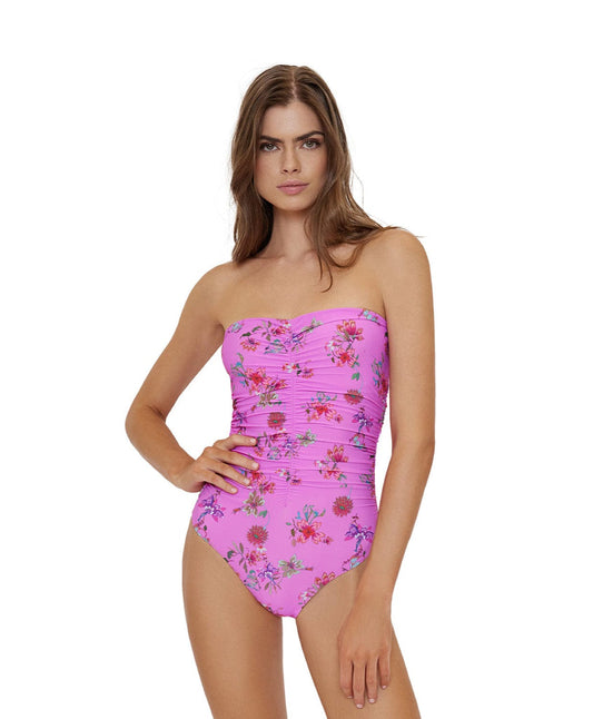 PQ Swim- Ruched One Piece Suit