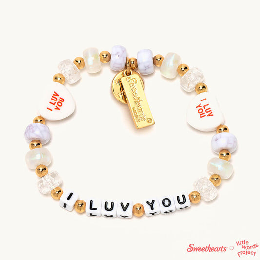 Little Words Project- Sweethearts x LWP Bracelet- I LUV YOU