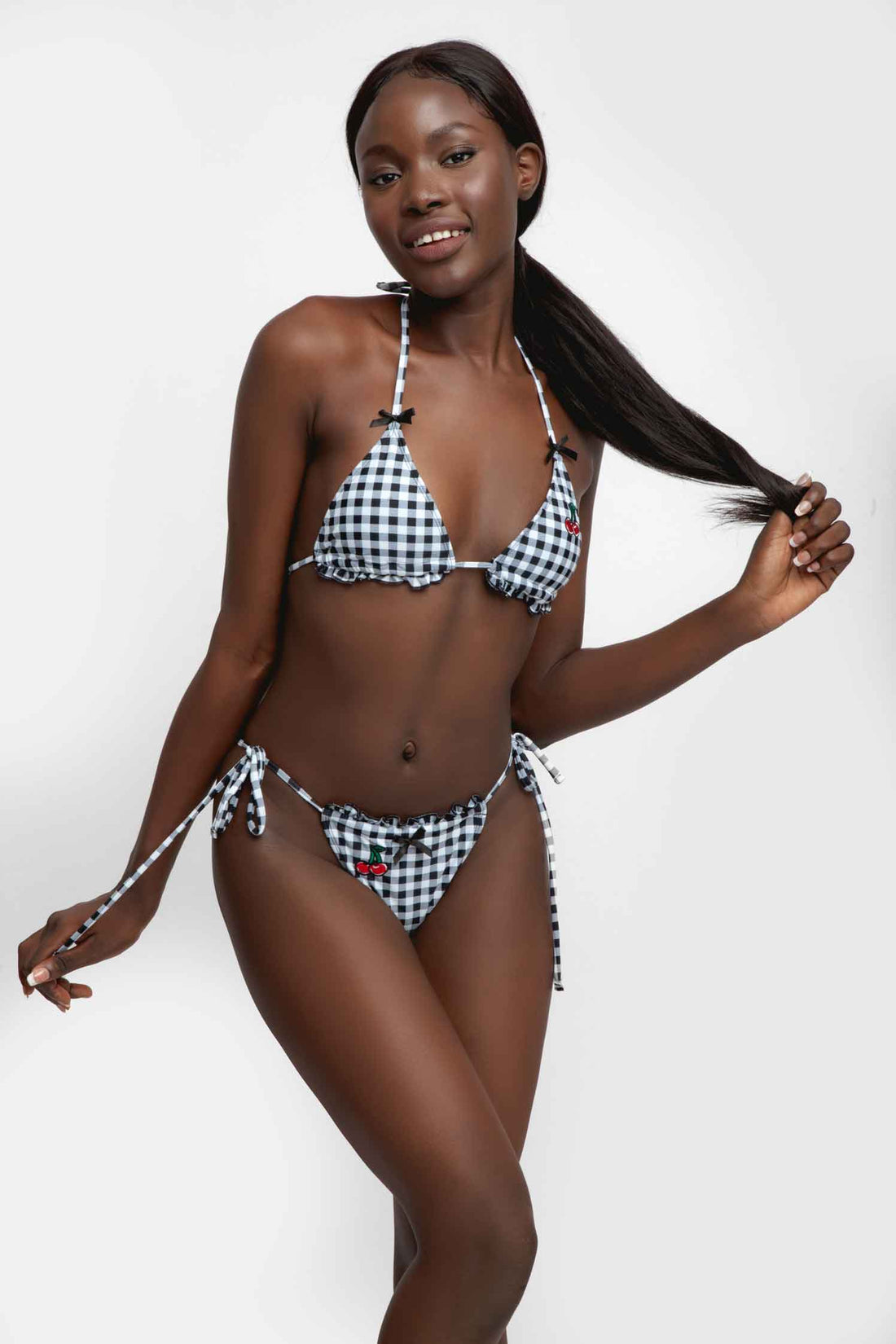 Blackbough Swim- Grace Frilled Triangle Bikini Top