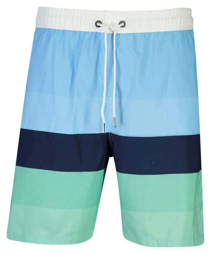 Snapper Rock- Mens Blue Mint Stripe Boardies