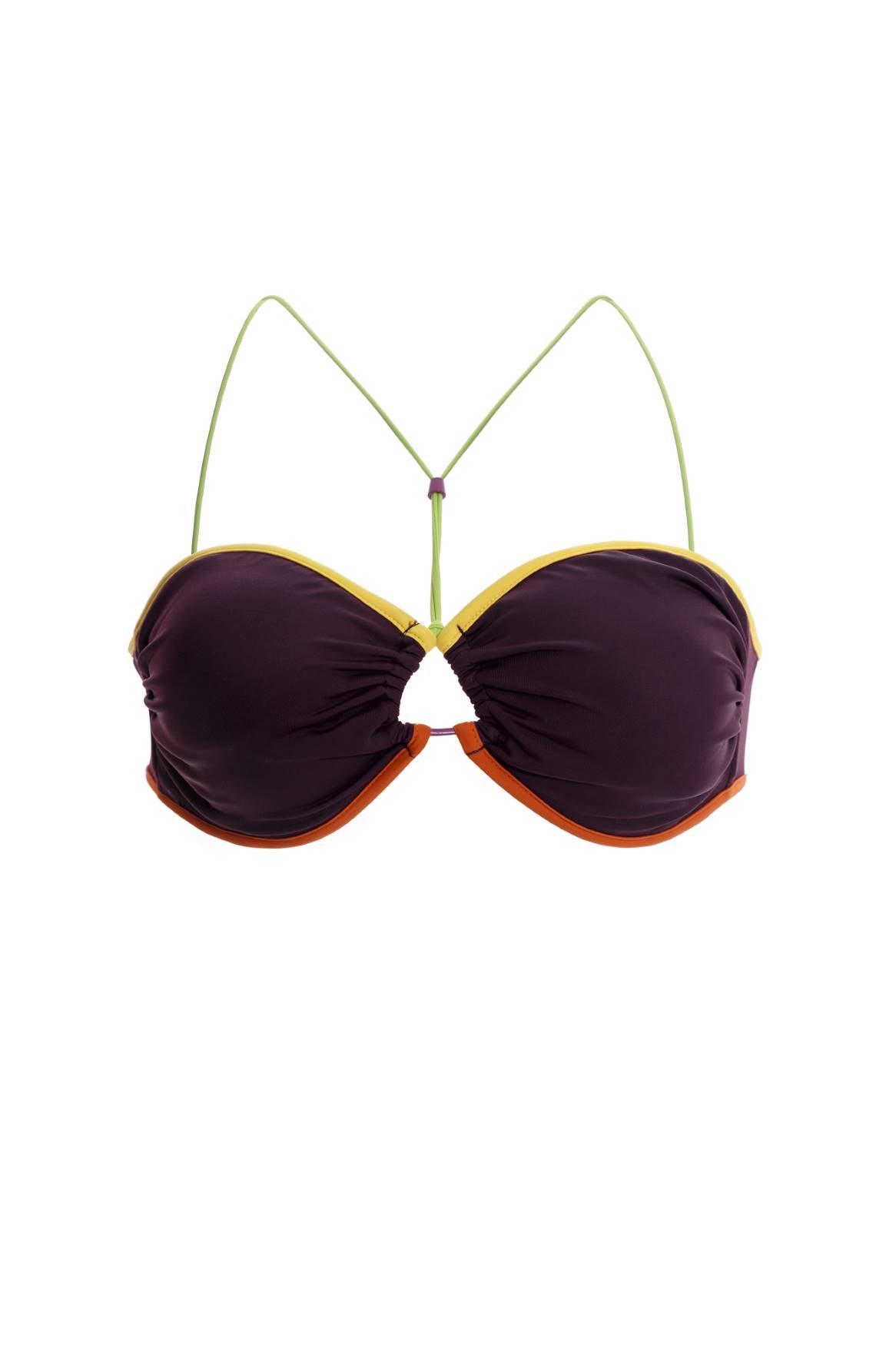 Agua Bendita- Erma Bandeau Bikini Top