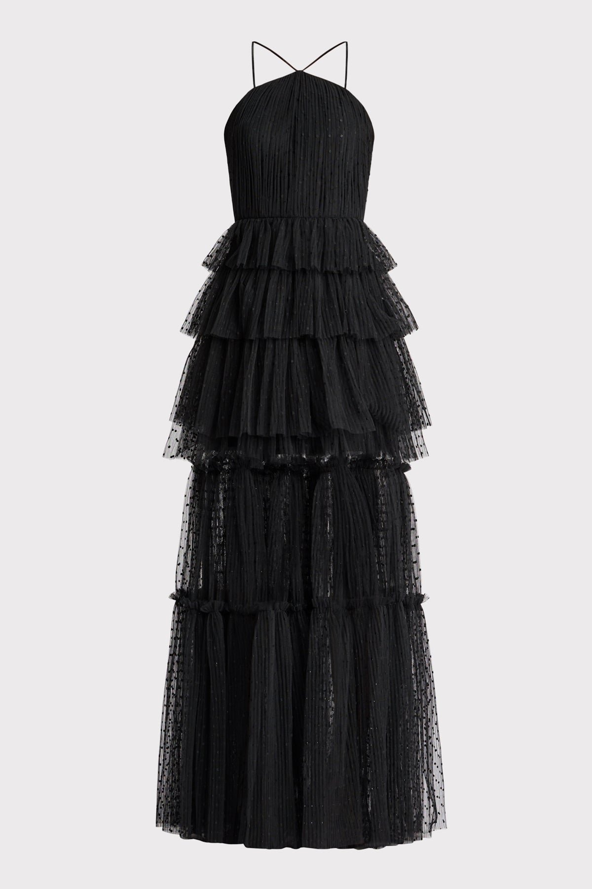 Zac Posen- Polka Dot Ruffle Gown