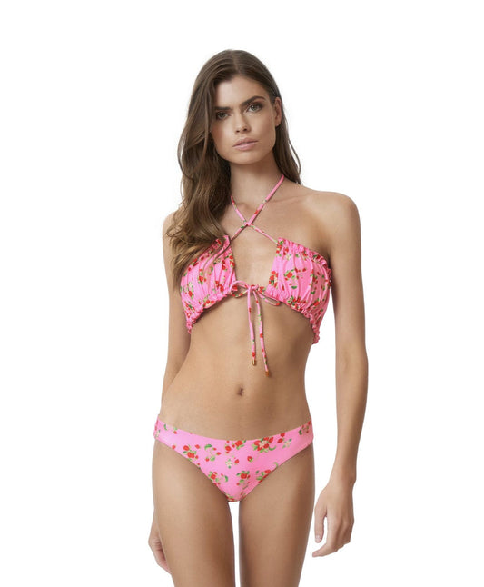 PQ Swim- Reversible Basic Ruched Bikini Bottom