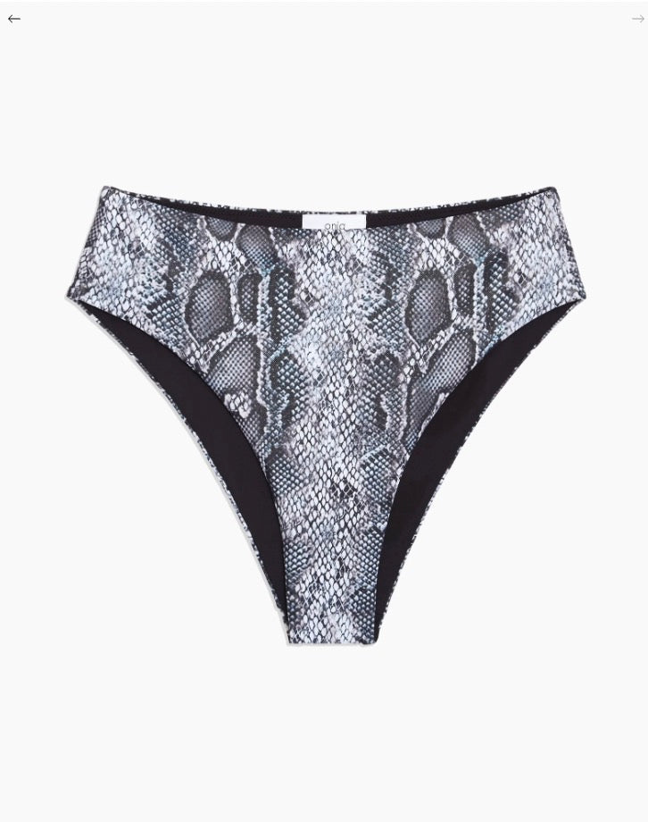 Onia- Sabrina Foil Snake Bikini Bottom