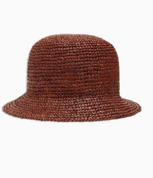 Onia- Packable Raffia Bucket Hat