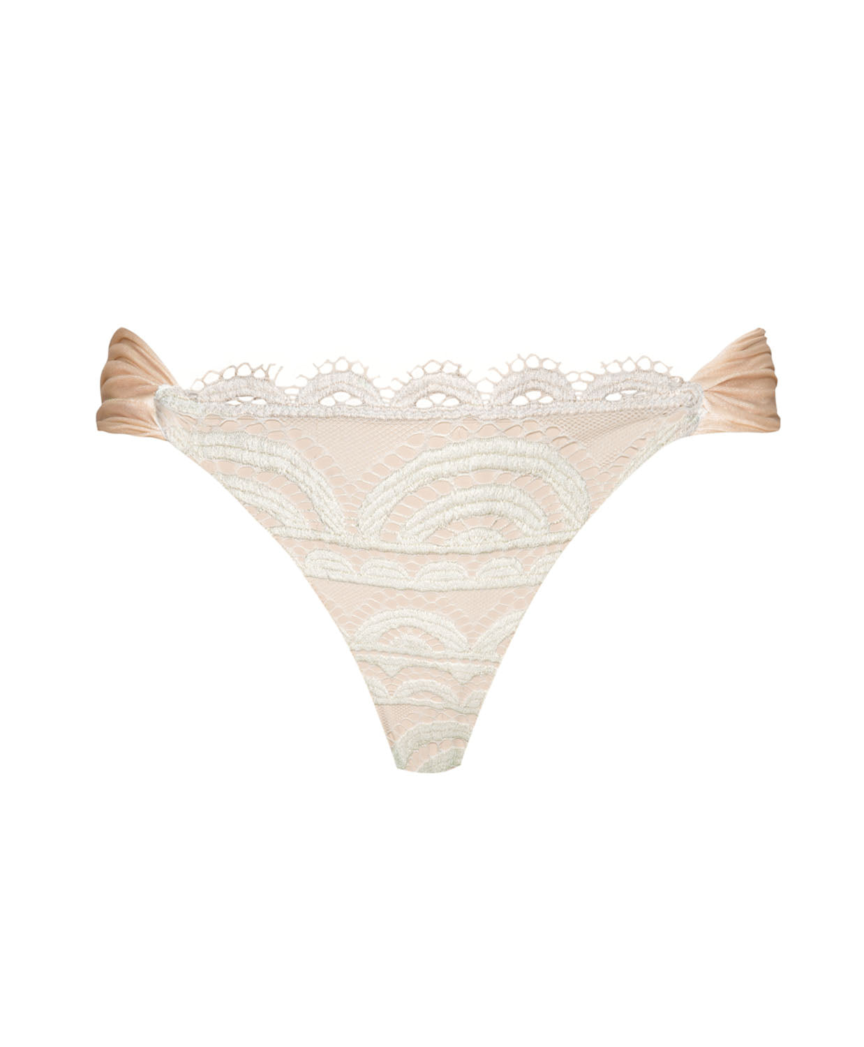 PQ Swim- Lace High Waist Bikini Bottom