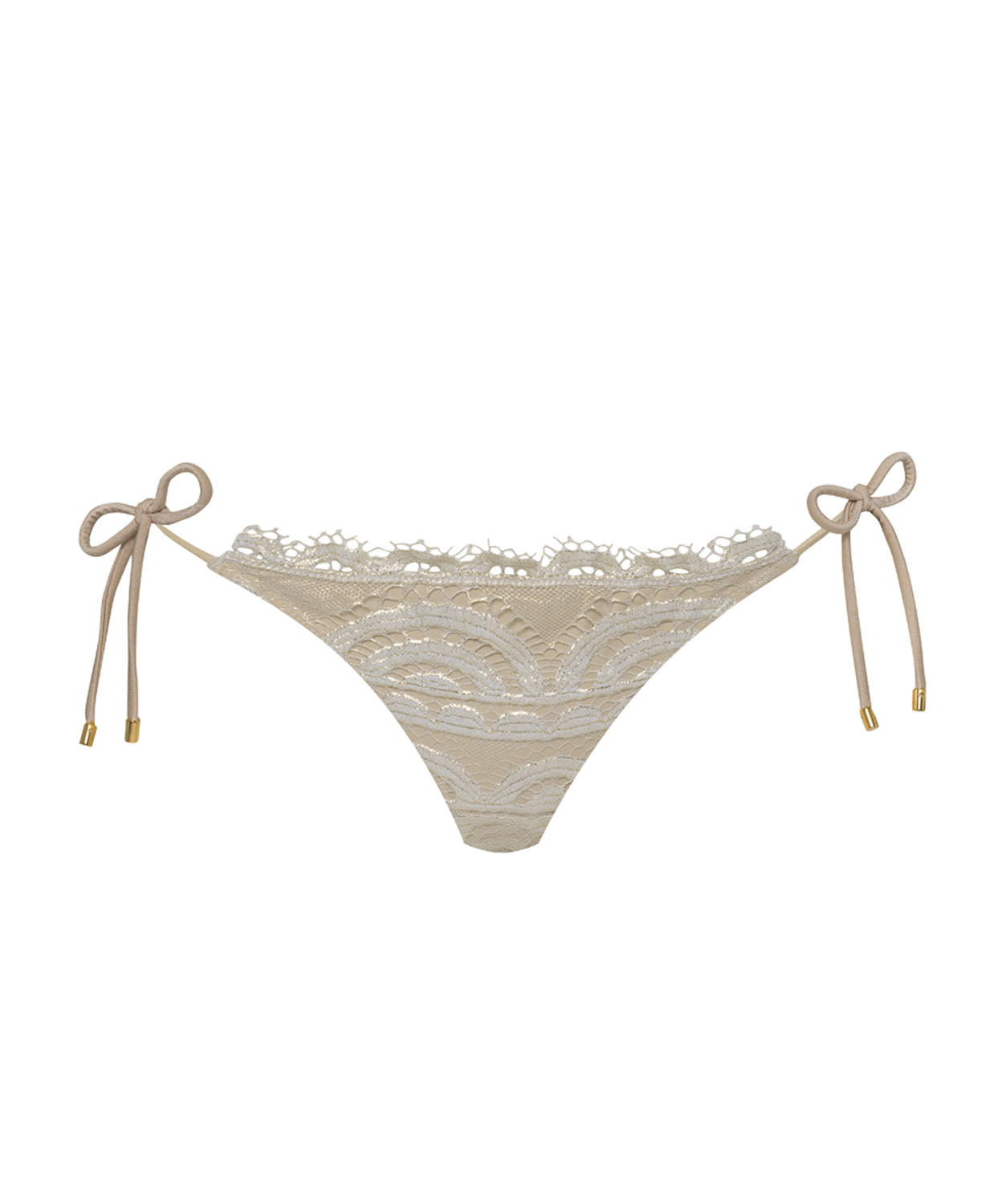 PQ Swim- Lace Tie Bikini Bottoms