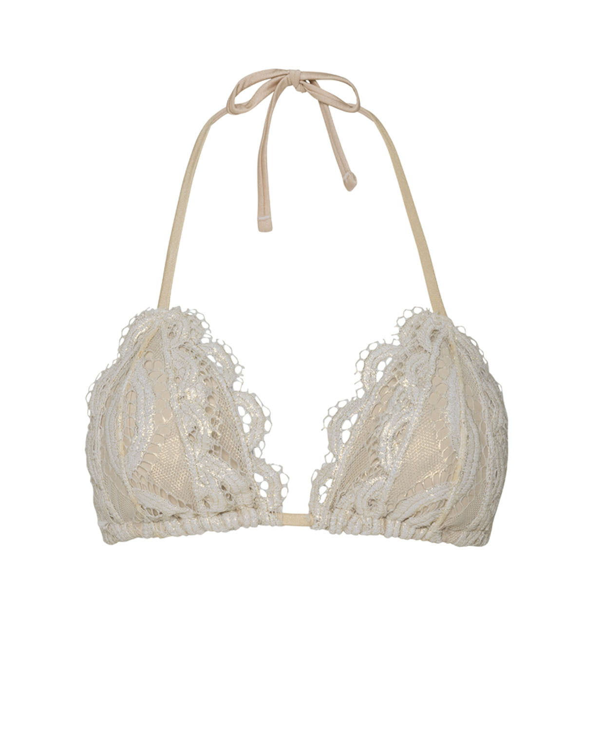 PQ Swim- Lace Triangle Bikini Top