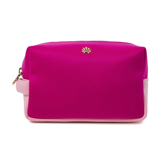 Lele Sadoughi- Puglia Pink Neoprene Mini Everything Pouch