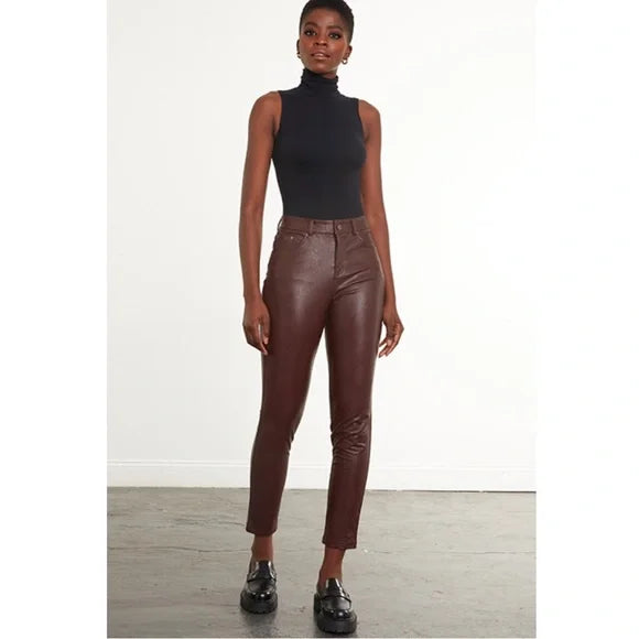Commando- Faux Leather 5-Pocket Pants