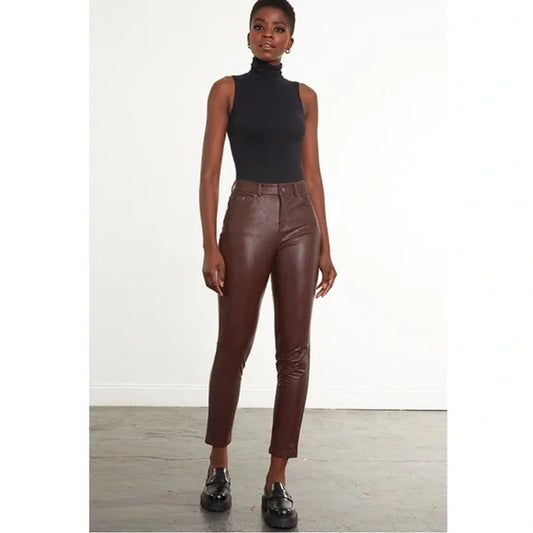 Commando- Faux Leather 5-Pocket Pants