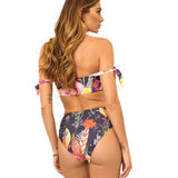 SOAH Swimwear- Mila Floral Bandeau Bikini Top