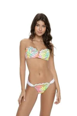 PQ Swim- Lace Fanned Bikini Bottom