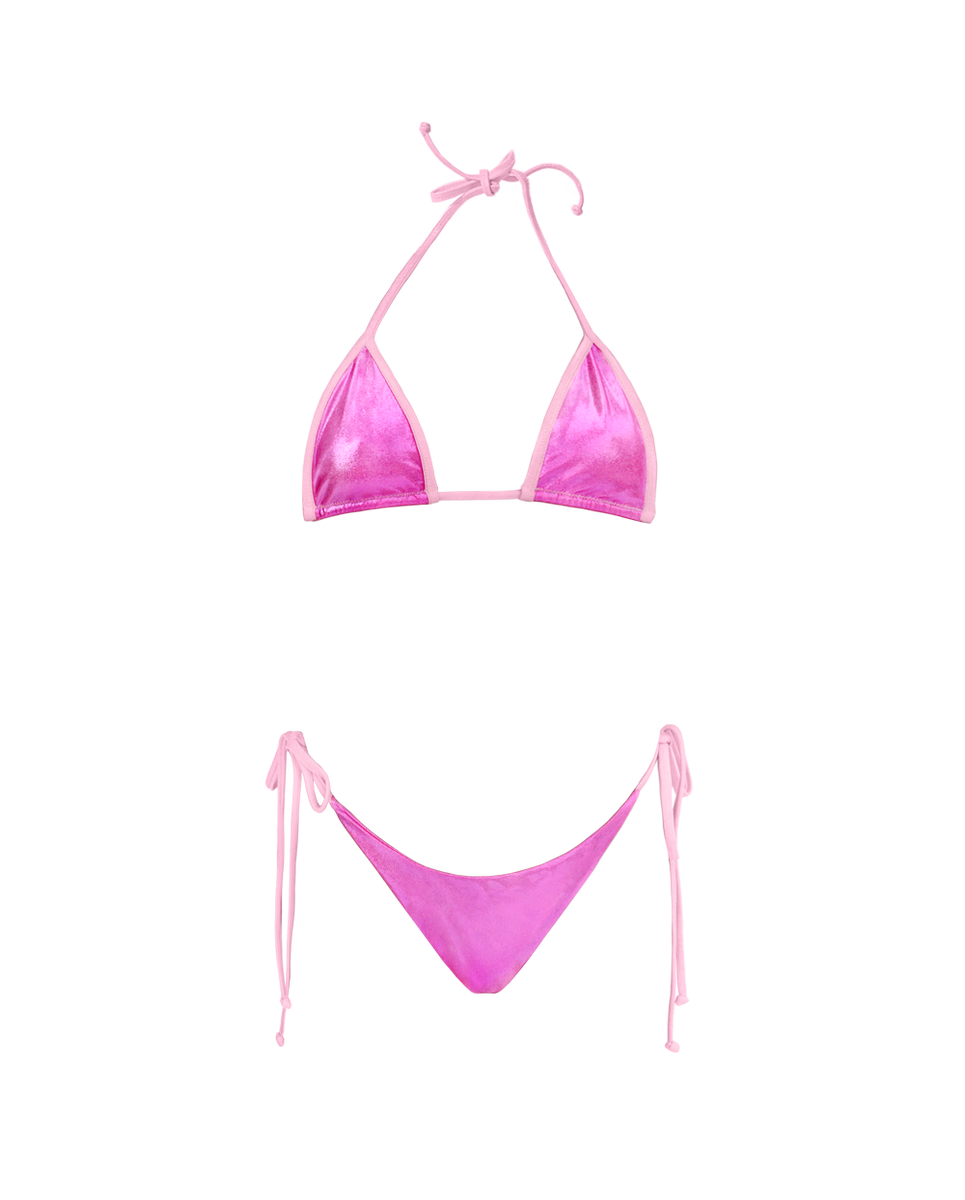 The Mighty Company- The Glitter String REVERSIBLE Bikini Top