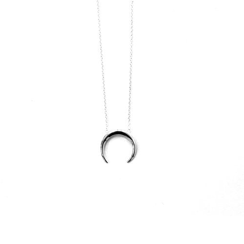 The M Jewelers- The Horn Necklace (Silver)