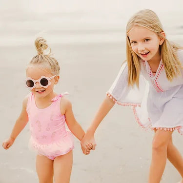 Snapper Rock- Seahorse Sparkle Skirt Swimsuit